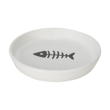 Load image into Gallery viewer, OSCAR CLASSIC ROUND CAT DISH WHITE - Park Life Designs