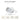Felix Cat Dish Set of Four - White - sizing