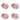 Felix Cat Dish Set of Four - Pink