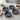 Felix Cat Dish Set of Four - Grey - lifestyle