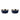 Malmo Pet Bowl Set of Two - Navy Blue