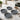 Ozzy Oval Cat Dish Set of Four - Grey - lifestyle