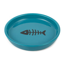 Load image into Gallery viewer, OSCAR CLASSIC ROUND CAT DISH BLUE - Park Life Designs