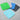 SET OF TWO CALMING LICK MATS - GREEN - Park Life Designs