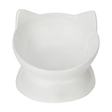 Load image into Gallery viewer, OSCAR TILT CAT DISH WHITE - Park Life Designs