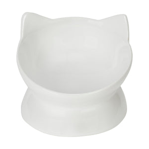 OSCAR TILT CAT DISH WHITE - Park Life Designs