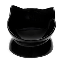 Load image into Gallery viewer, OSCAR TILT CAT DISH BLACK - Park Life Designs