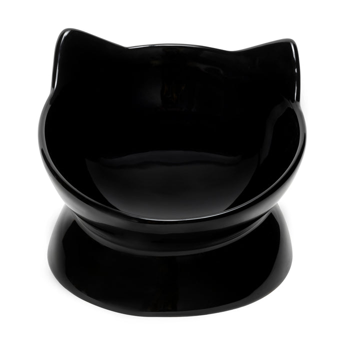 OSCAR TILT CAT DISH BLACK - Park Life Designs