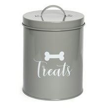 Load image into Gallery viewer, JASPER GREY TREAT CANISTER - Park Life Designs
