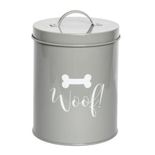 Load image into Gallery viewer, CASPER GREY TREAT CANISTER - Park Life Designs