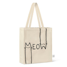 Load image into Gallery viewer, MEOW TOTE BAG CREAM - Park Life Designs