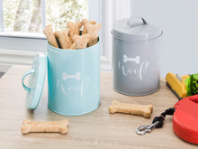 Load image into Gallery viewer, CASPER POWDER BLUE TREAT CANISTER - Park Life Designs