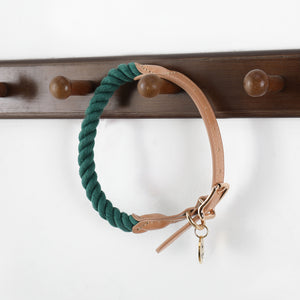 WANDER ROPE COLLAR GREEN - Park Life Designs