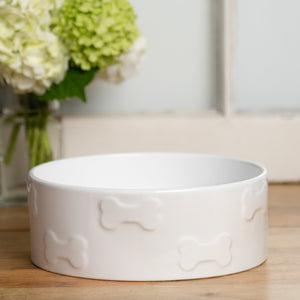 MANOR WHITE PET BOWL - Park Life Designs