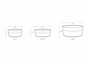 MANOR GREY PET BOWL - Park Life Designs