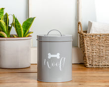 Load image into Gallery viewer, CASPER GREY TREAT CANISTER - Park Life Designs