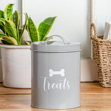 Load image into Gallery viewer, JASPER GREY TREAT CANISTER - Park Life Designs