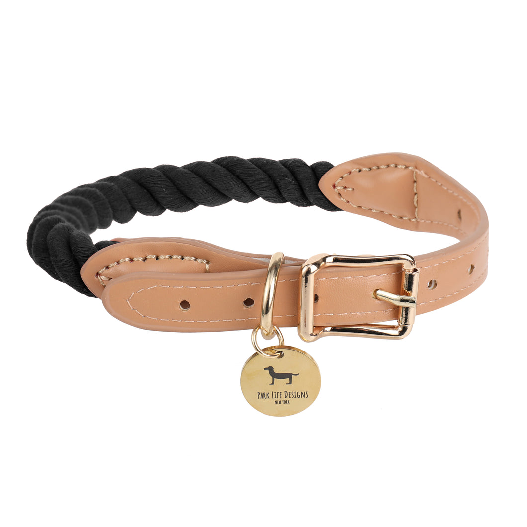 WANDER ROPE COLLAR BLACK - Park Life Designs