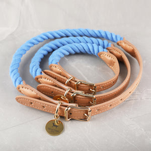 WANDER ROPE COLLAR BLUE - Park Life Designs